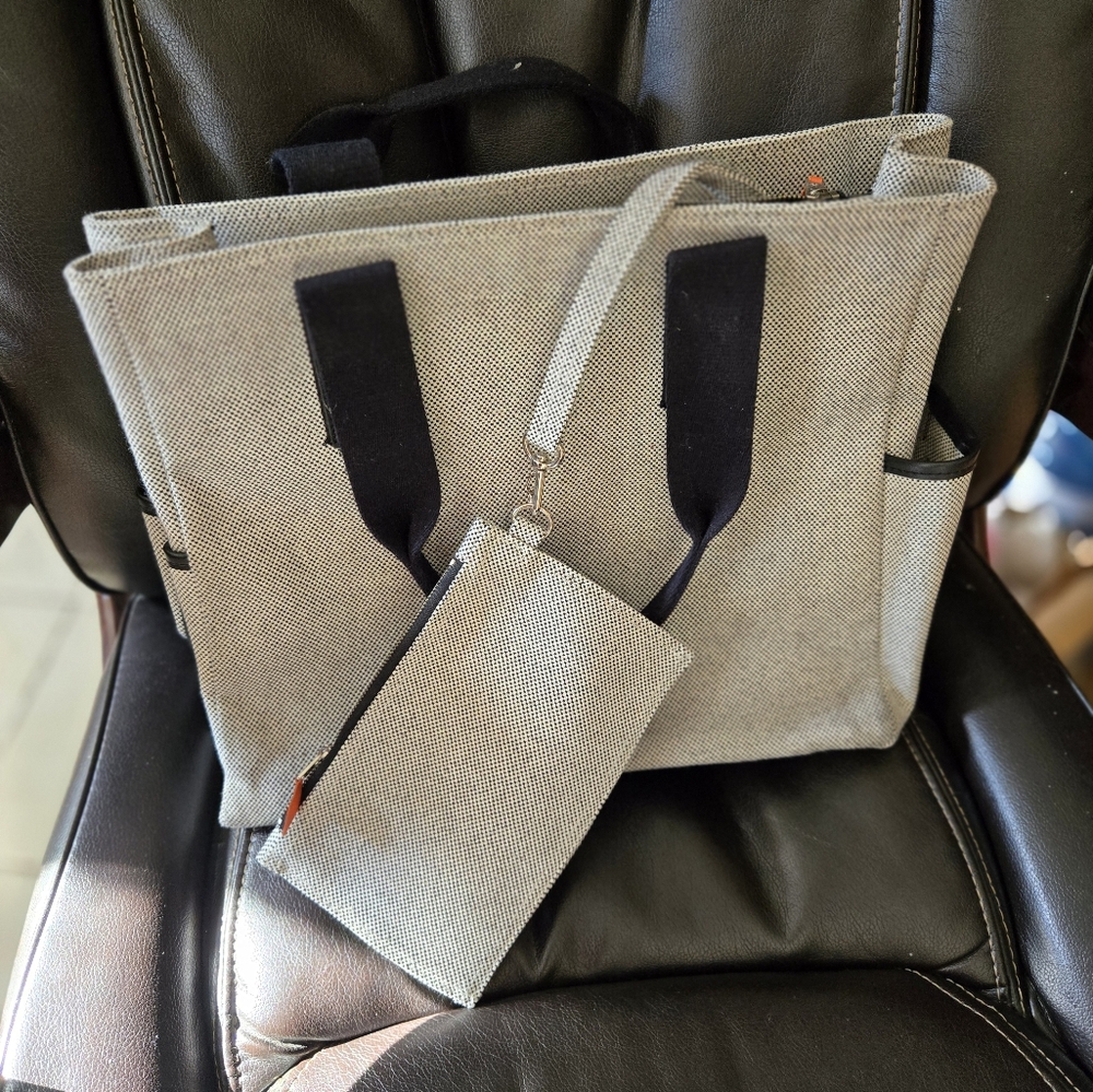 IACUCCI ? tote bag canvas Cream Used